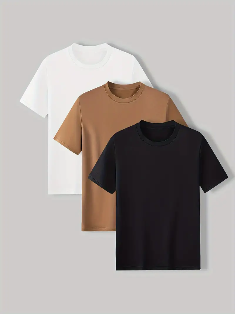 SverigeSmiles® | Solid Neck T-shirts Set