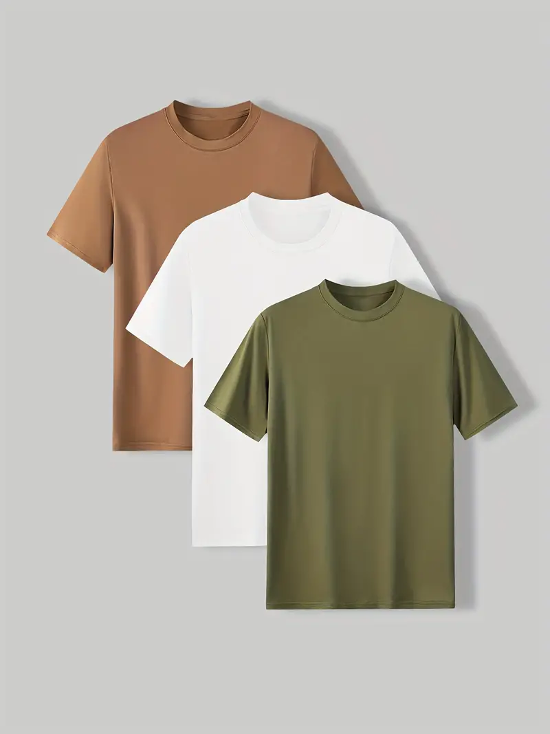 SverigeSmiles® | Solid Neck T-shirts Set