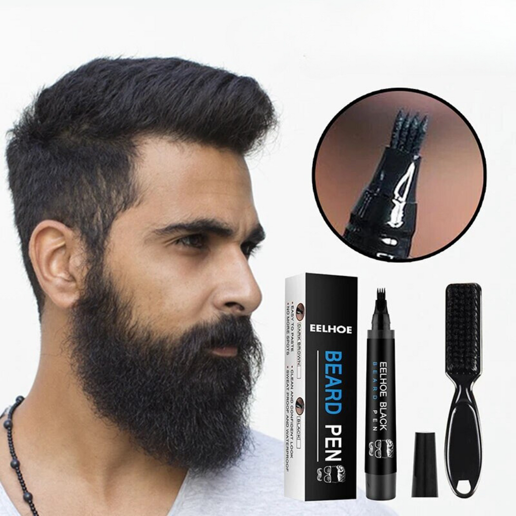 SverigeSmiles® | BeardBlend Pro Beard Filler Pen Kit - För ett fylligt och välvårdat skägg