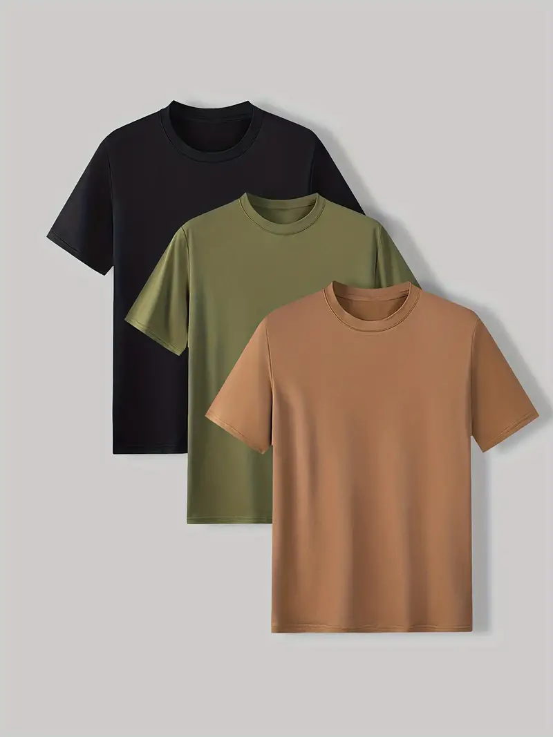 SverigeSmiles® | Solid Neck T-shirts Set