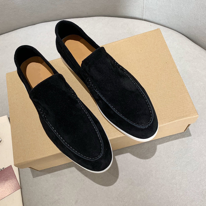 SverigeSmiles® | Loafers i Klassisk Mocka